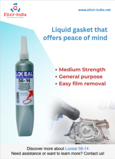 Loxeal 58-14 liquid gasket sealant for industrial assemblies